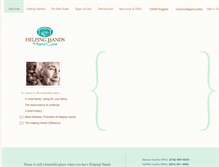 Tablet Screenshot of helpinghandshomecareli.com